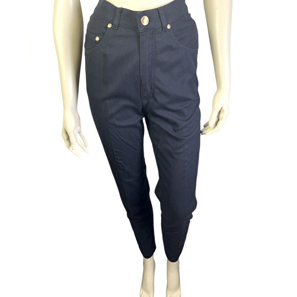 Escada Sport High Waisted Navy Jeans Excellent Condition Size 34